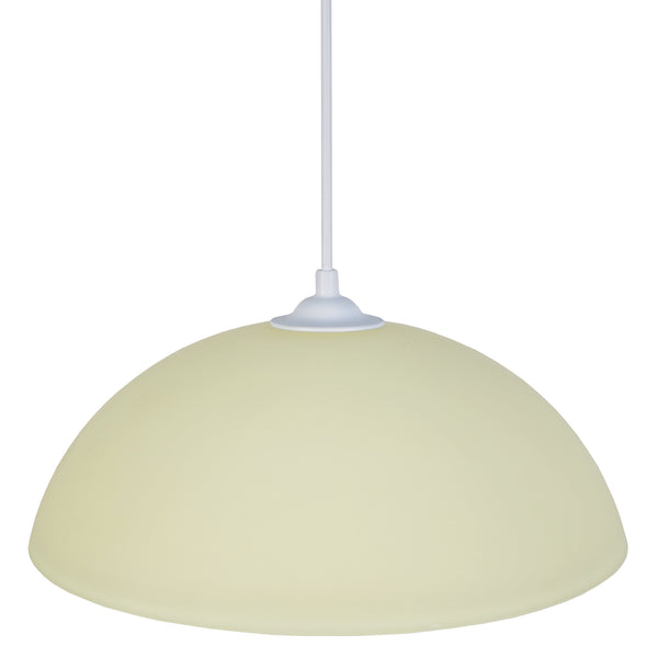 Suspension DEMI-BOULE VERRE A  25cm - 1 Lumière