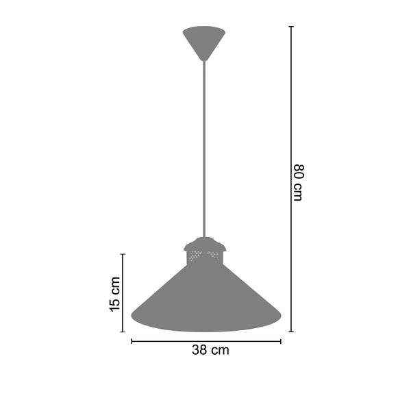 <tc>Suspensão VERSAILLES  38cm - 1 Luz  </tc>