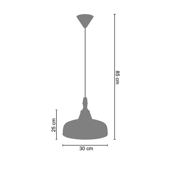 <transcy>Suspensão TACKS  11cm - 1 Luz </transcy>