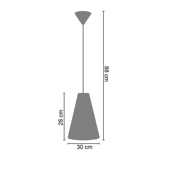Suspension IPSWITCH  20cm - 1 Lumière