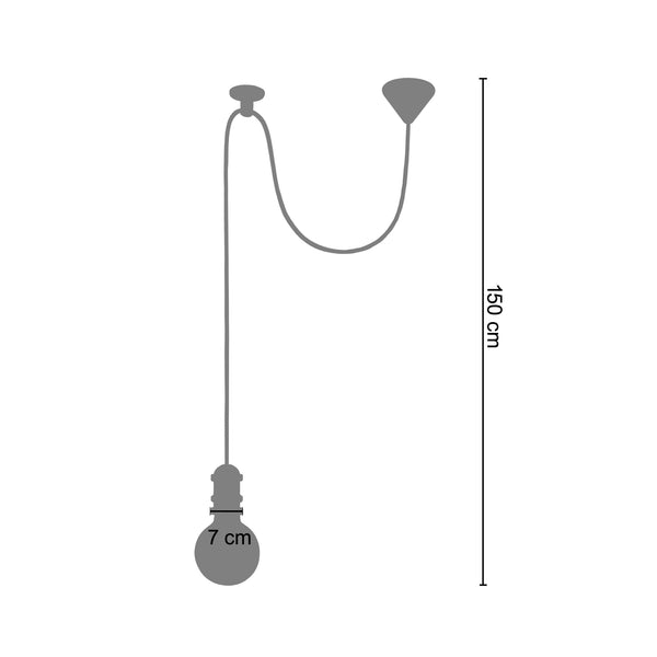 <tc>Suspensão NORWICH  7cm - 1 Luz  </tc>