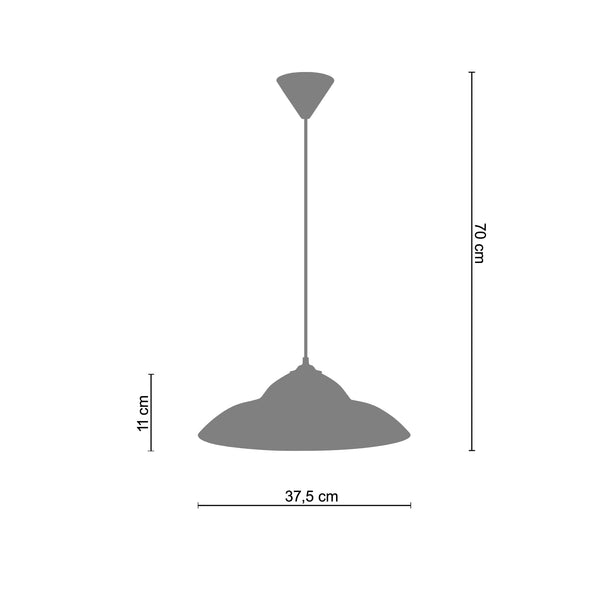<tc>Suspensão MAAN  37,5cm - 1 Luz</tc>