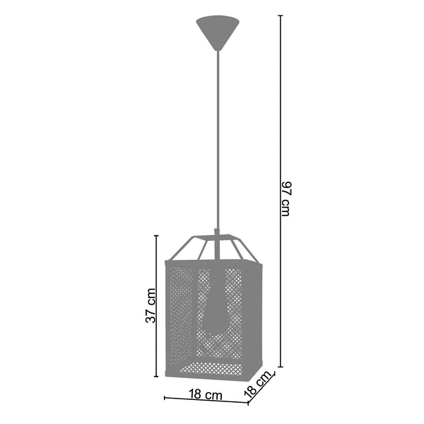 <transcy>Suspensão ANTALYA  18cm - 1 Luz </transcy>