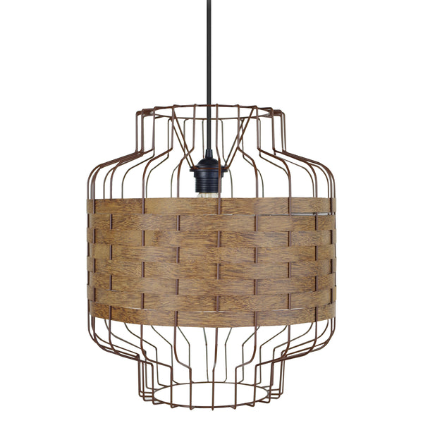 <transcy>Suspensão TRESSÉ-PEGU  37cm - 1 Luz </transcy>