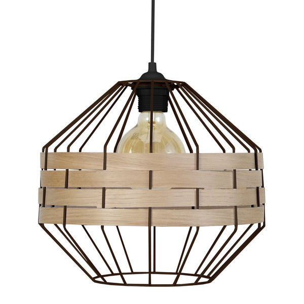<transcy>Suspensão TRESSÉ-BHAMO B  30cm - 1 Luz </transcy>