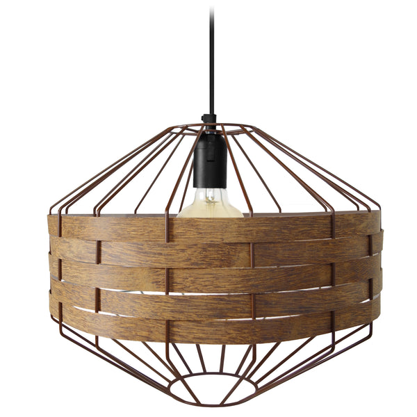 <transcy>Suspensão TRESSÉ-BHAMO C  36cm - 1 Luz </transcy>