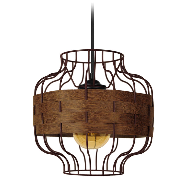 <transcy>Suspensão TRESSÉ-RANGOON A  25cm - 1 Luz </transcy>