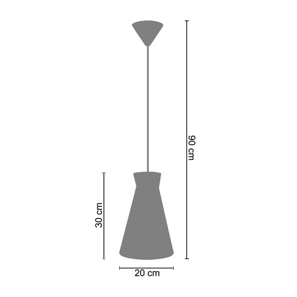 <tc>Suspensão STRADIVARIUS A  20cm - 1 Luz  </tc>