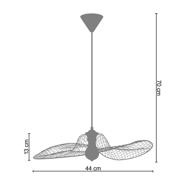 Suspension CAPELLO 44cm - 1 Lumière