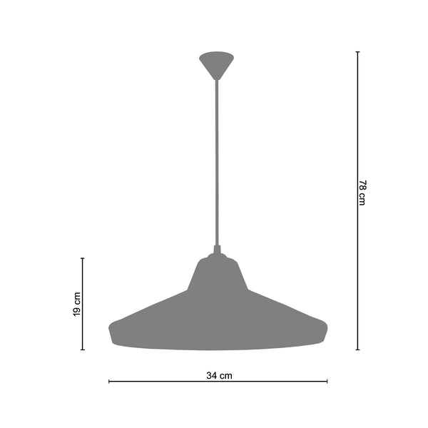 <tc>Suspensão UPERNAVIK A  34cm - 1 Luz  </tc>