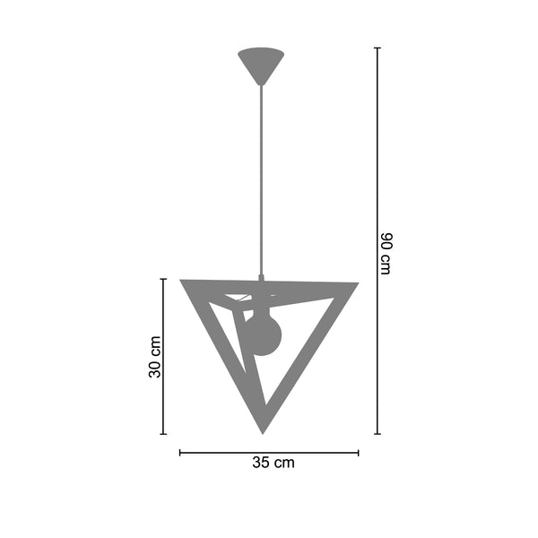 <tc>Suspensão TÉTRAÈDRE B  35cm - 1 Luz </tc>