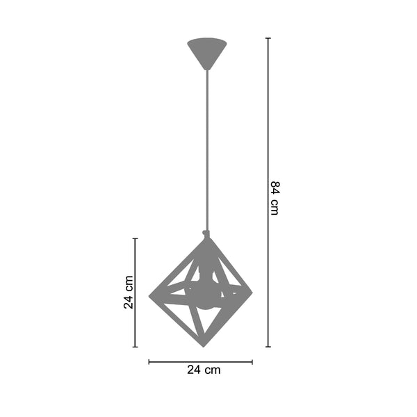 <transcy>Suspensão OCTAÈDRE A  24cm - 1 Luz </transcy>