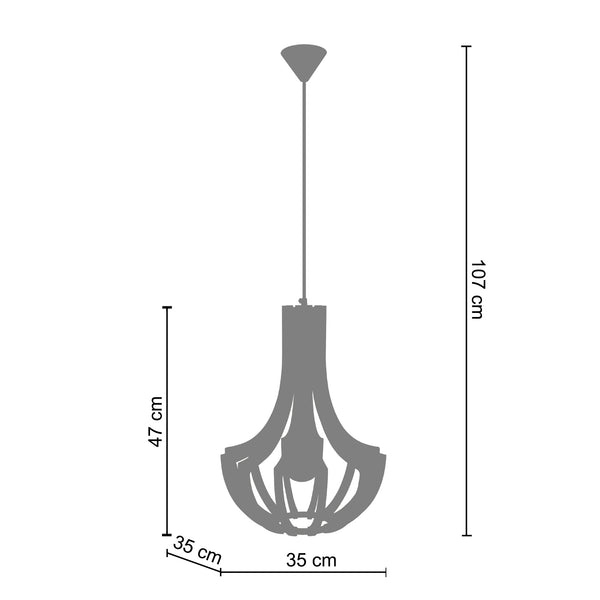 <tc>Suspensão FREDERICIA  35cm - 1 Luz </tc>
