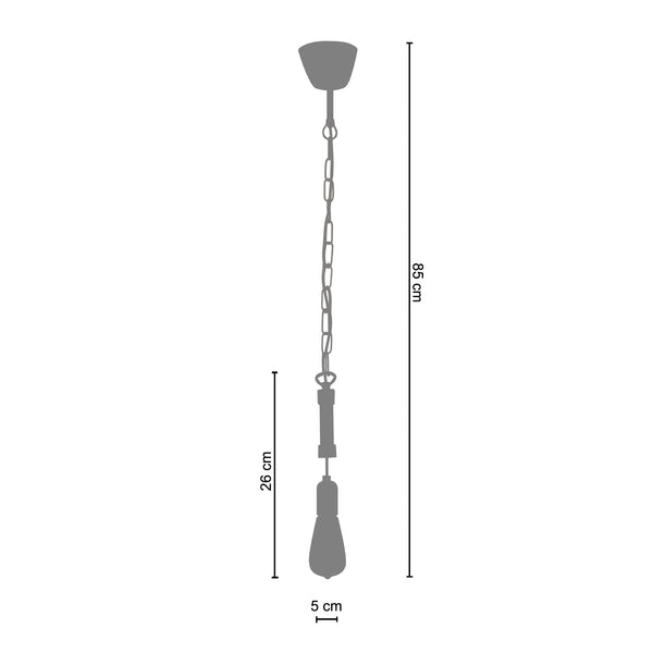 <transcy>Suspensão HYDRAULIK   5cm - 1 Luz </transcy>