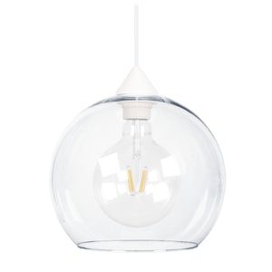Suspension TOSEL GLOBO,verre  H80xD25xP25  cm.