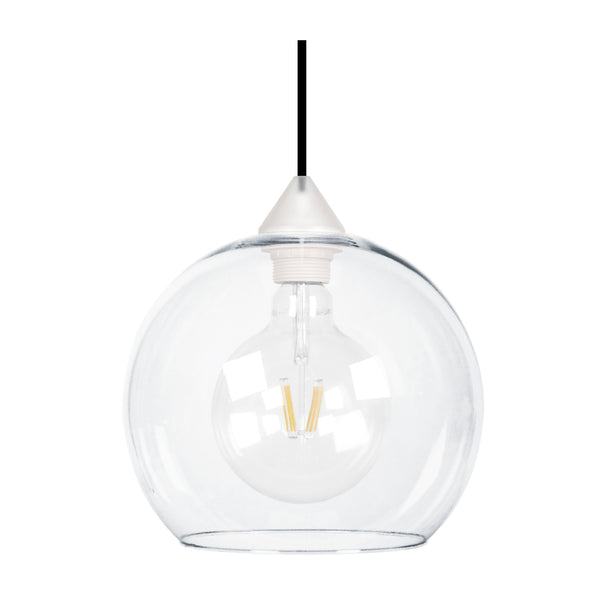 Suspension TOSEL GLOBO,verre  H80xD25xP25  cm.