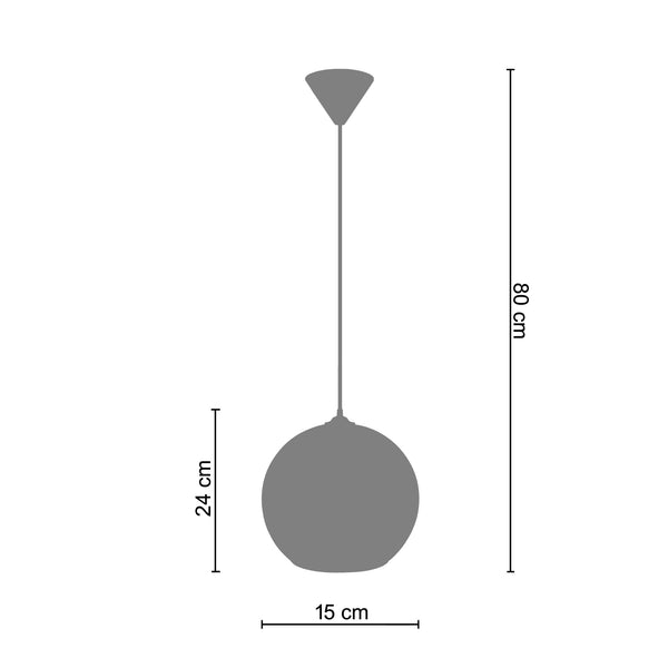 <transcy>Suspensão TROMPETA  30cm - 1 Luz </transcy>