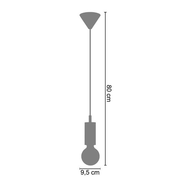 <transcy>Suspensão HIBOU  40cm - 1 Luz  </transcy>