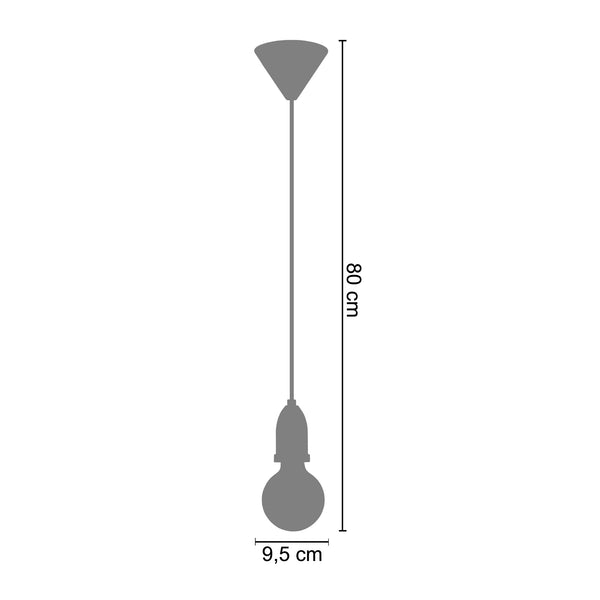 <transcy>Suspensão HIBOU  40cm - 1 Luz  </transcy>