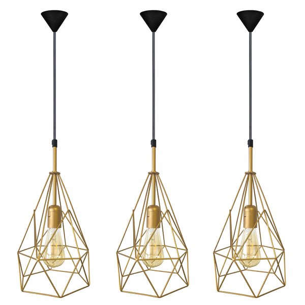 <tc>Suspensão PYRAMIDAL-LOT 3 20cm - 1 Luz  </tc>