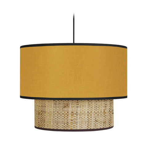 Suspension TOSEL COCHIN B ,tissu , H90xD30xP30  cm.