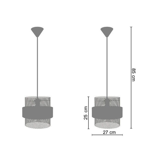<tc>Suspensão MISIS LOT2  27cm - 1 Luz  </tc>