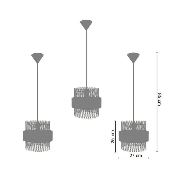 <tc>Suspensão MISIS LOT3  27cm - 1 Luz  </tc>