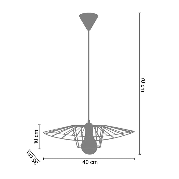 <tc>Suspensão LADY BIRD SMALL  40cm - 1 Luz </tc>