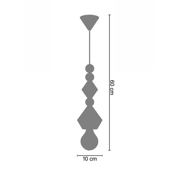 <transcy>Suspensão BOULIER  10cm - 1 Luz </transcy>