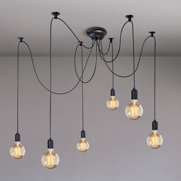 <transcy>Candeeiro de Teto KRAKE  80cm - 6 Luzes </transcy>