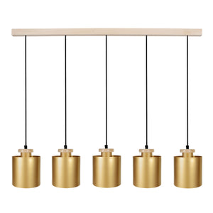 Lustre TOSEL UZIBUZE,bois  H90xD13,5xP90  cm.