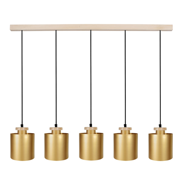Lustre TOSEL UZIBUZE,bois  H90xD13,5xP90  cm.