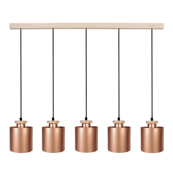Lustre TOSEL UZIBUZE,bois  H90xD13,5xP90  cm.