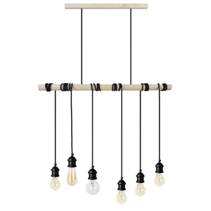 Lustre TOSEL BROOKLYN,bois , H180xD80xP80  cm.
