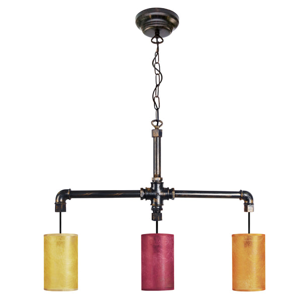 Lustre TOSEL HYDRAULIK B,métal, H80xD14xP75  cm.