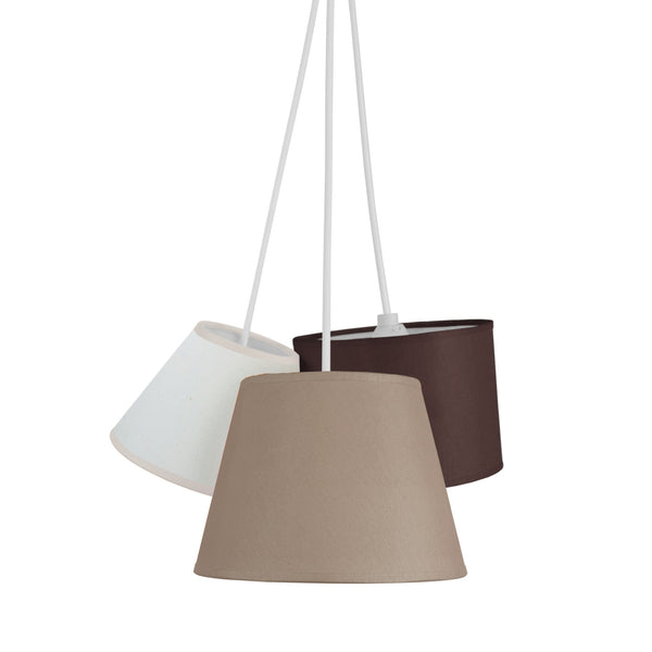 Lustre TOSEL GARONNE,tissu , H90xD35xP35  cm.