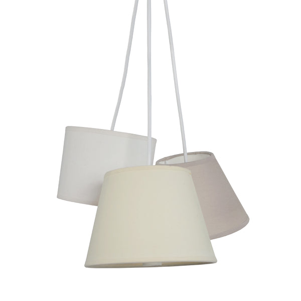 Lustre TOSEL GARONNE,tissu , H90xD35xP35  cm.
