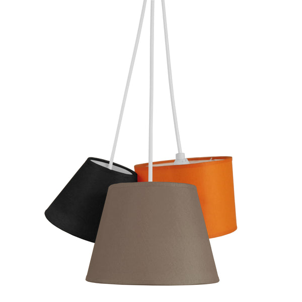 Lustre TOSEL GARONNE,tissu , H90xD35xP35  cm.