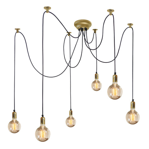 Lustre TOSEL KRAKE,métal  , H180xD80xP80  cm.