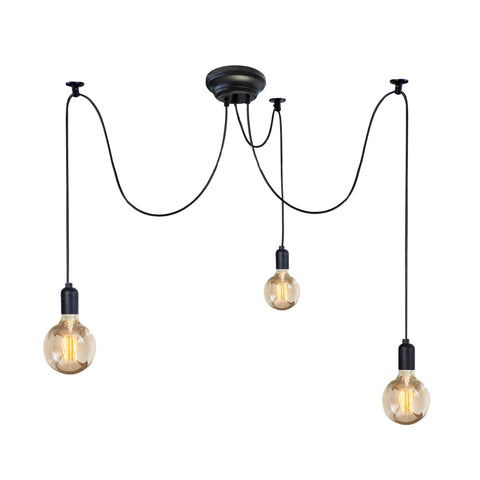 Lustre TOSEL KRAKE,métal  , H180xD80xP80  cm.