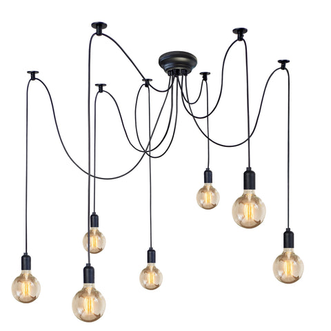 Lustre TOSEL KRAKE,métal , H180xD80xP80  cm.