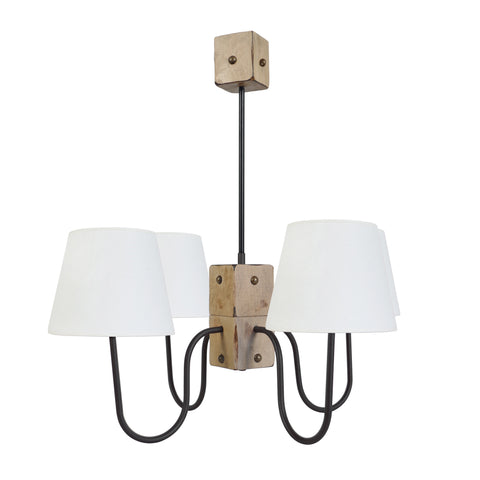Lustre TOSEL TACKS LUSTRE,bois , H65xD64xP64  cm.