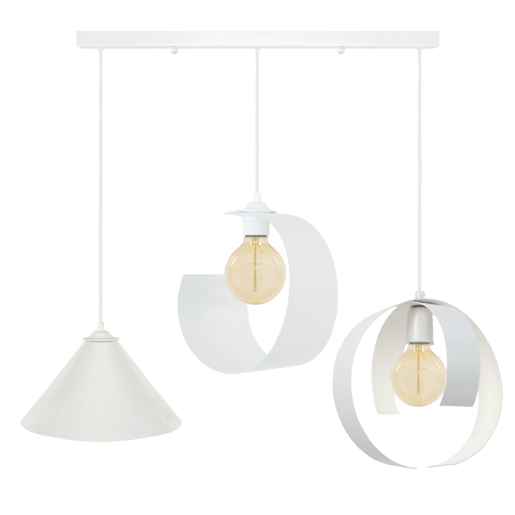 Lustre TOSEL KONE,LUNE,TOUVOIS,métal , H90xD25xP90  cm.