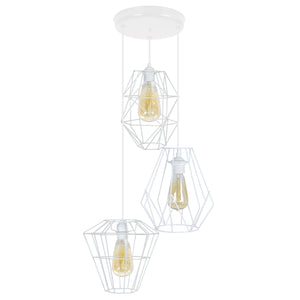 Lustre TOSEL OLYMPIA,TRIBERG,OCTOGONAL 1,métal, H90xD42xP42  cm.