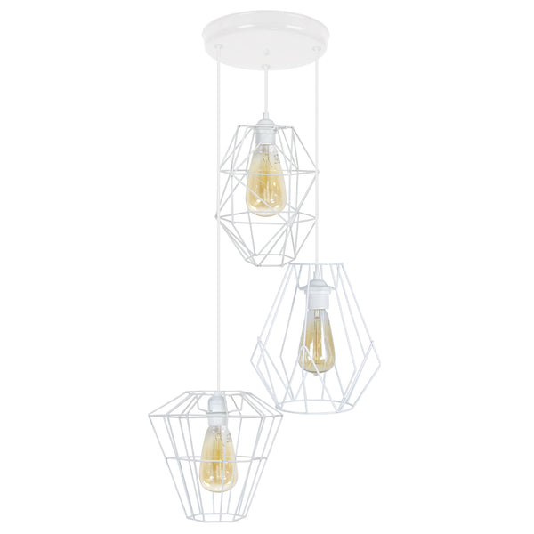Lustre TOSEL OLYMPIA,TRIBERG,OCTOGONAL 1,métal, H90xD42xP42  cm.