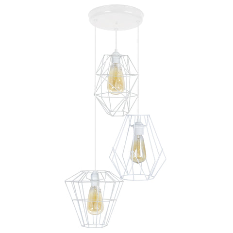 Lustre TOSEL OLYMPIA,TRIBERG,OCTOGONAL 1,métal, H90xD42xP42  cm.