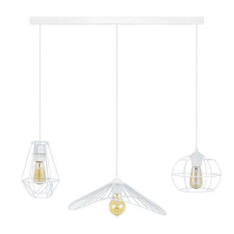 Lustre TOSEL OLYMPIA, LADY, VILLEPOT,métal , H90xD30xP90  cm.