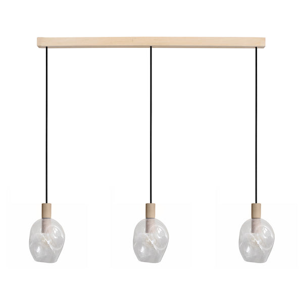 Lustre TOSEL VINGOLF,bois , H100xD20xP60  cm.