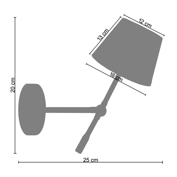 <transcy>Aplique ARTICULER 18cm - 1 Luz  </transcy>