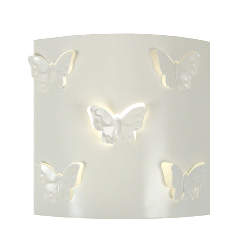 Applique TOSEL PAPILLON,métal, H8xD22xP22  cm.